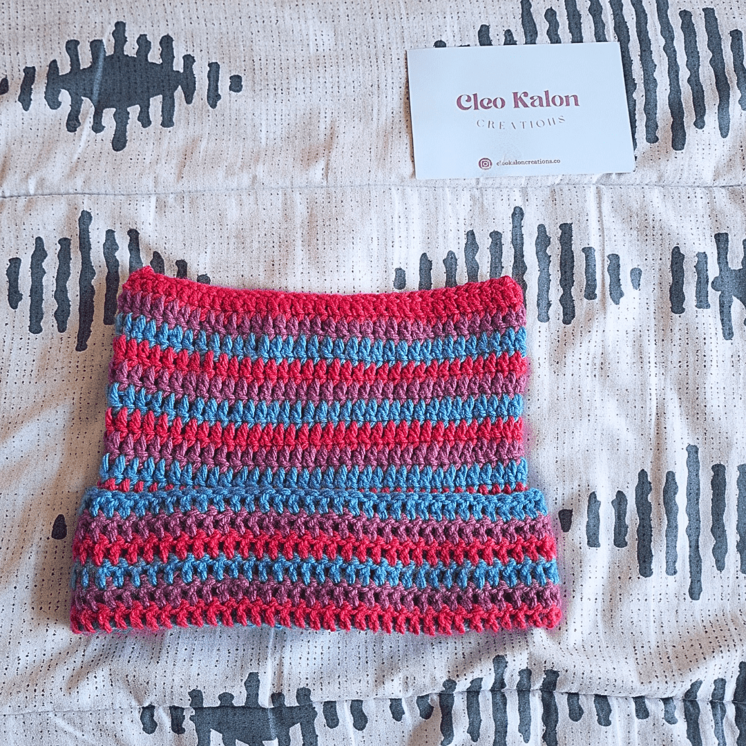 Bi Pride Intensity Cat Beanie - Cleo Kalon Creations