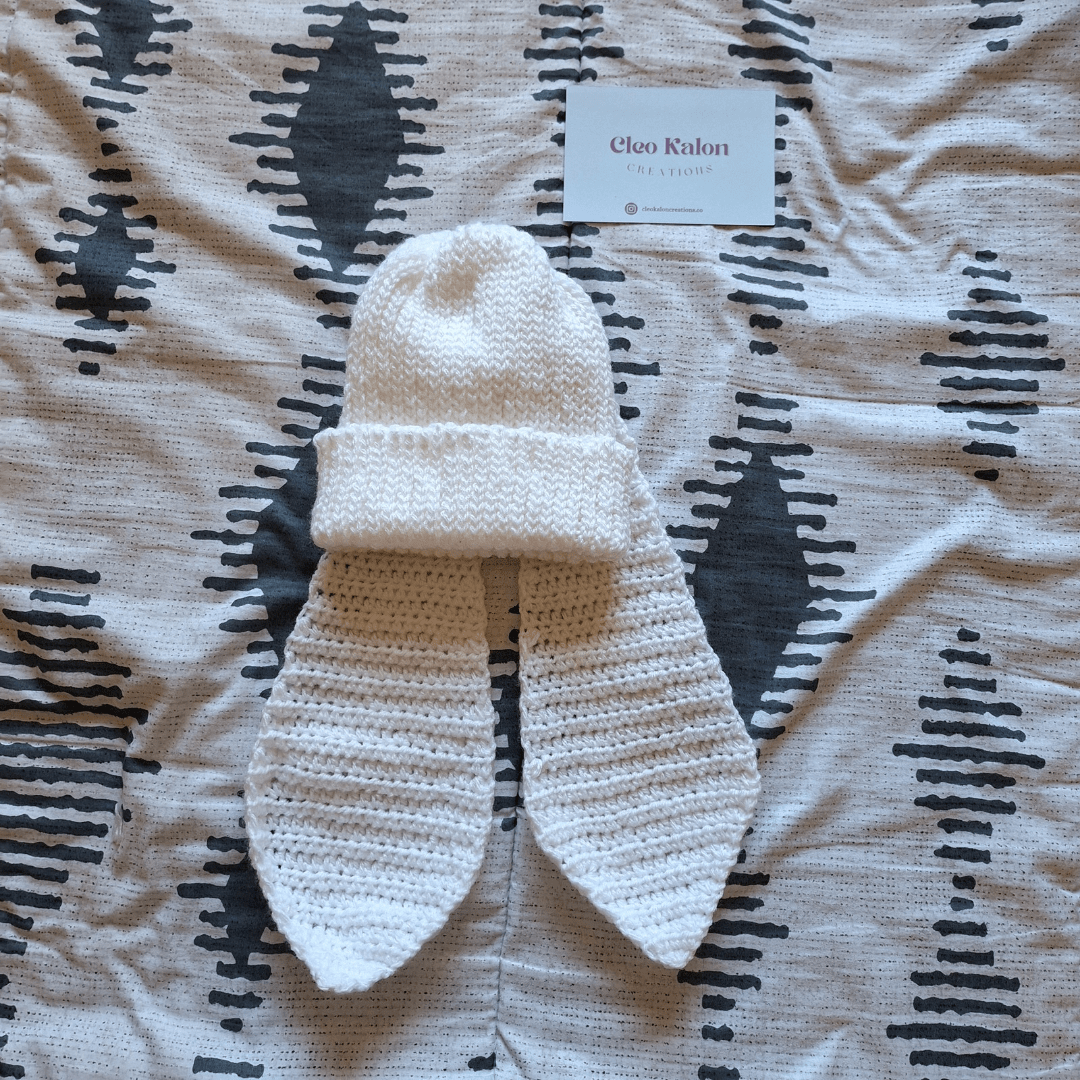 Bunnie Beanie - Cleo Kalon Creations