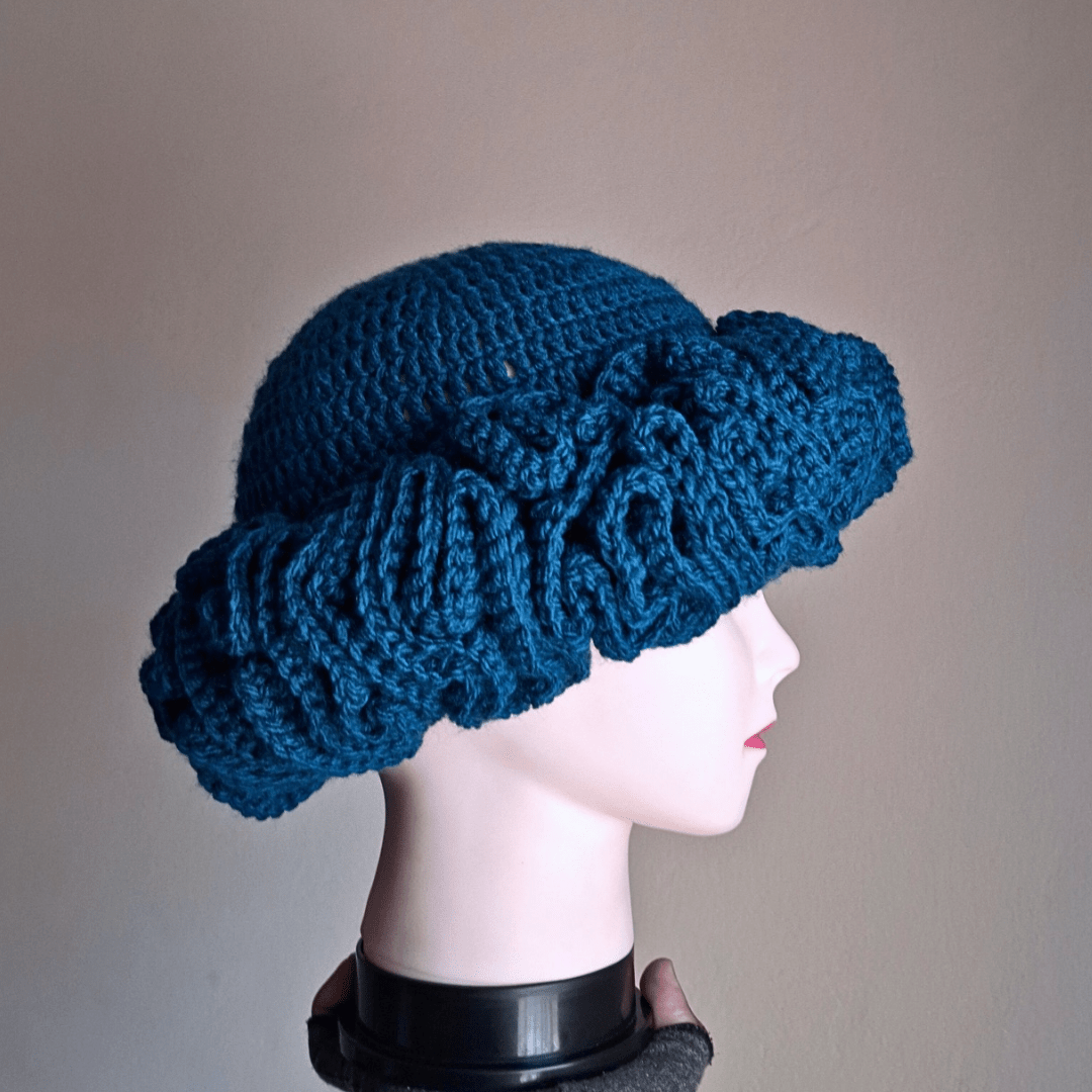 Classique Ruffle Hat - Cleo Kalon Creations