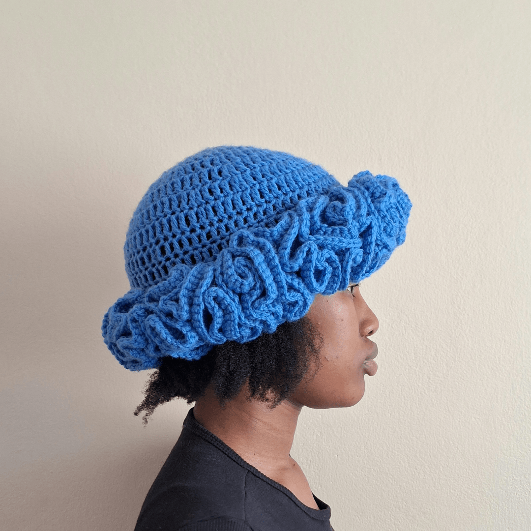 Classique Ruffle Hat - Cleo Kalon Creations