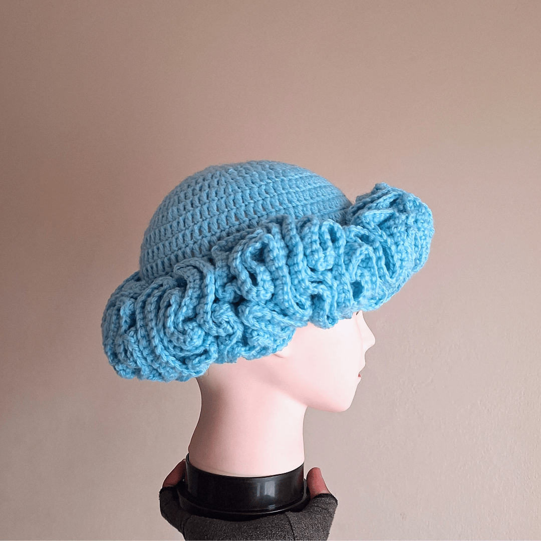 Classique Ruffle Hat - Cleo Kalon Creations