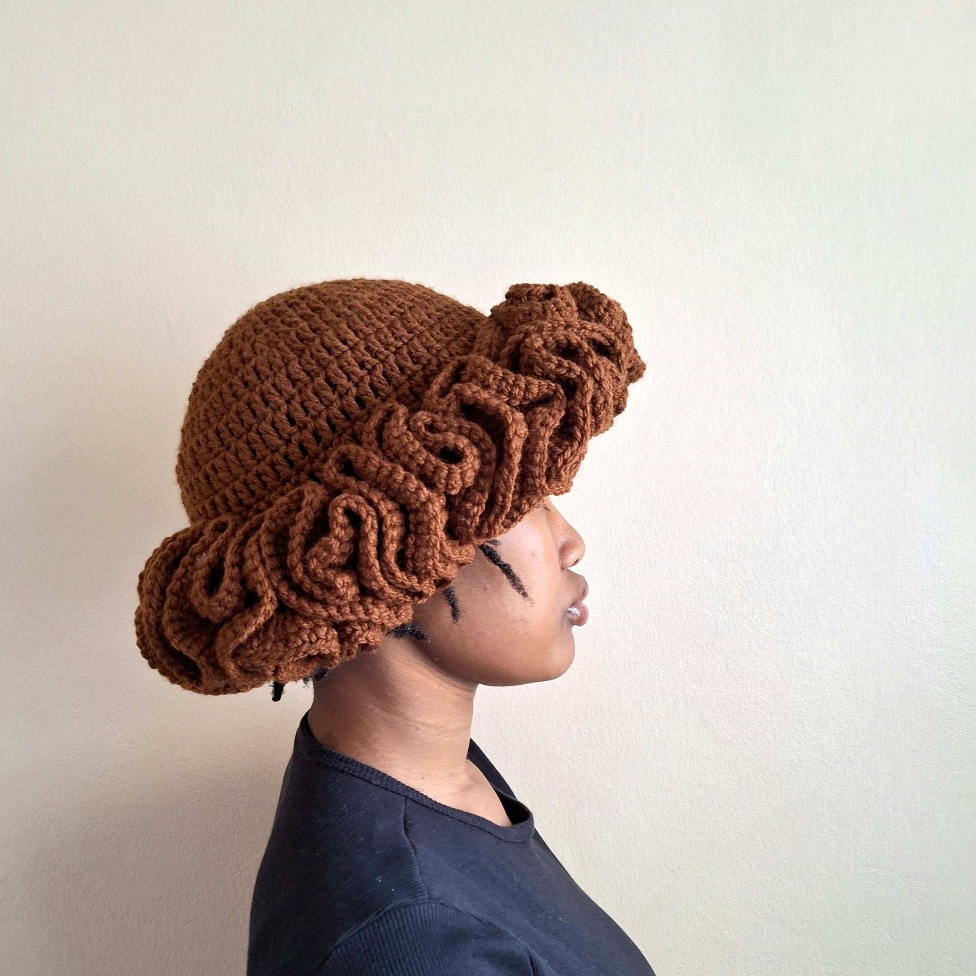 Classique Ruffle Hat - Cleo Kalon Creations