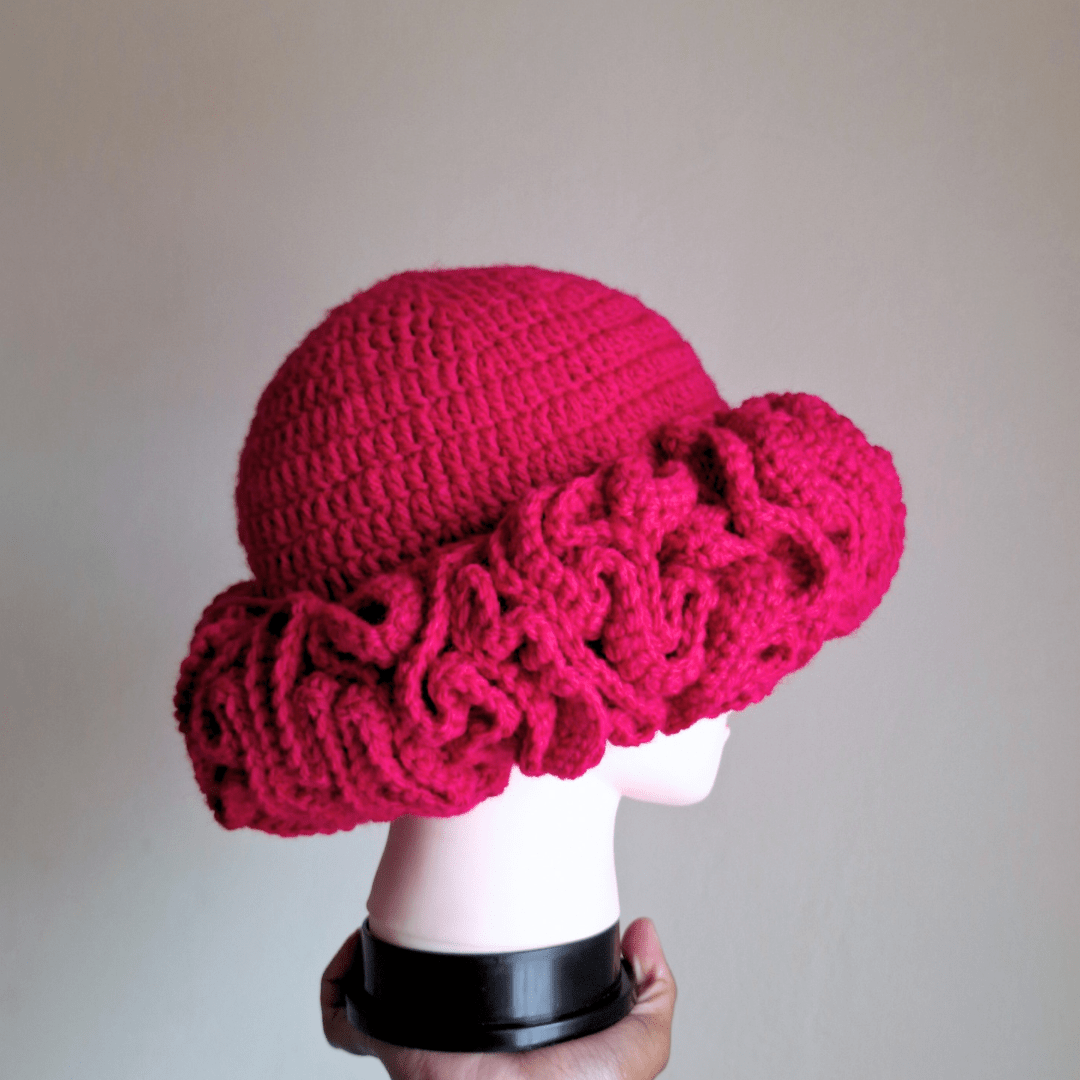 Classique Ruffle Hat - Cleo Kalon Creations