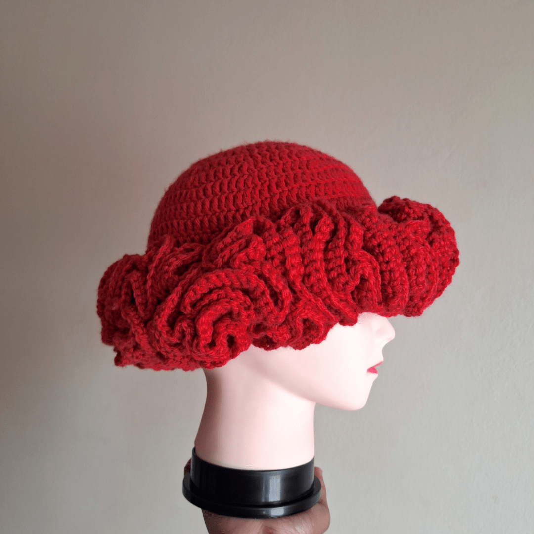 Classique Ruffle Hat - Cleo Kalon Creations