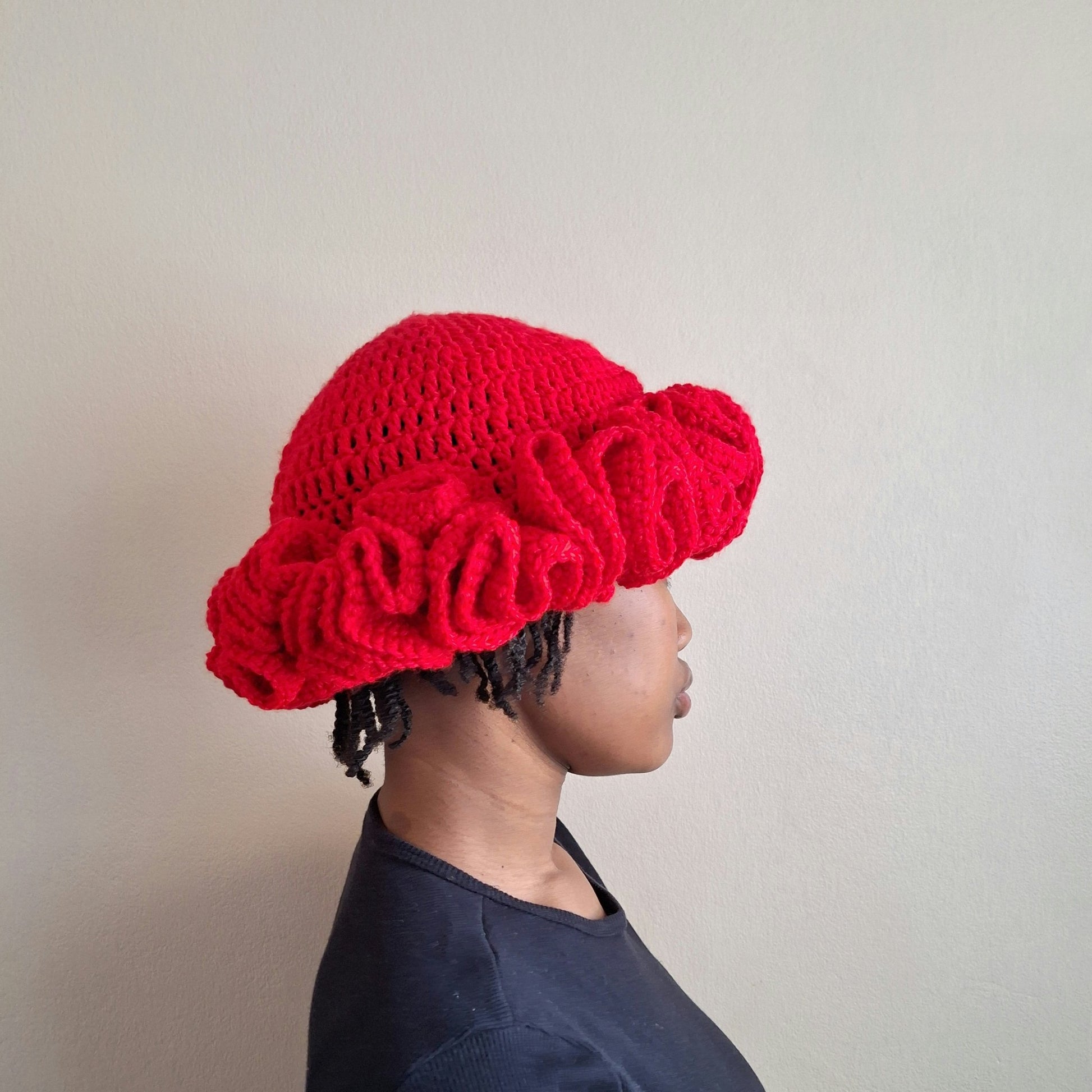 Classique Ruffle Hat - Cleo Kalon Creations