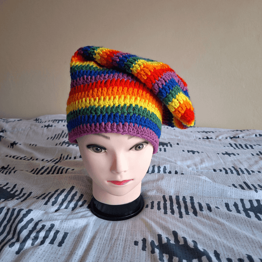 Pride Intensity Slouchie Beanie - Cleo Kalon Creations