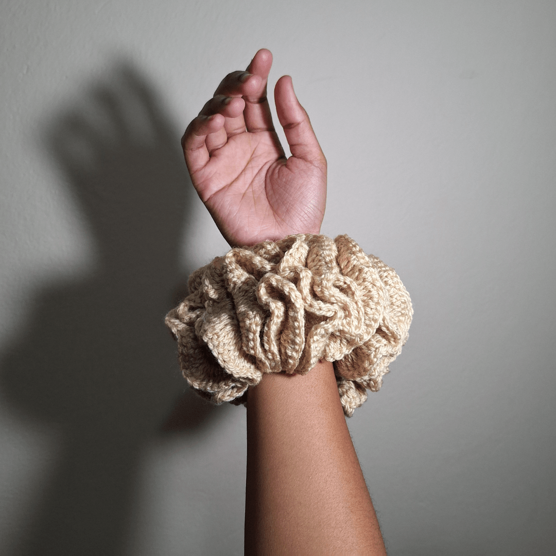Ruffle Scrunchie - Cleo Kalon Creations