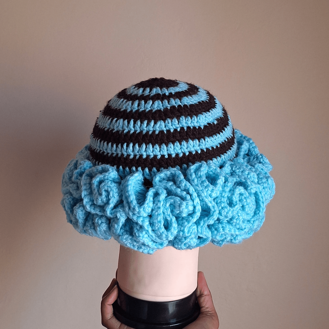 Skai Ruffle Hat - Cleo Kalon Creations