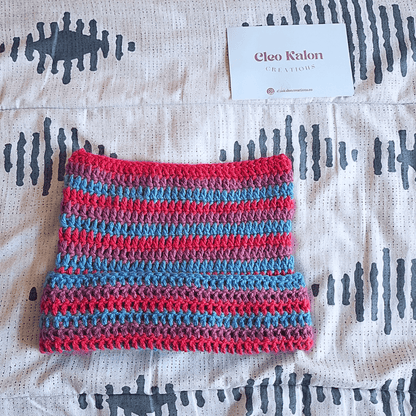 Bi Pride Intensity Cat Beanie - Cleo Kalon Creations