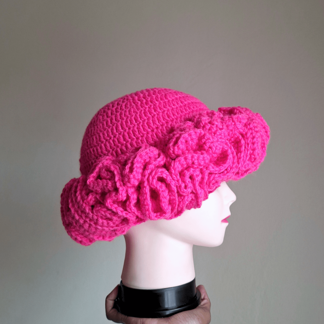 Classique Ruffle Hat - Cleo Kalon Creations