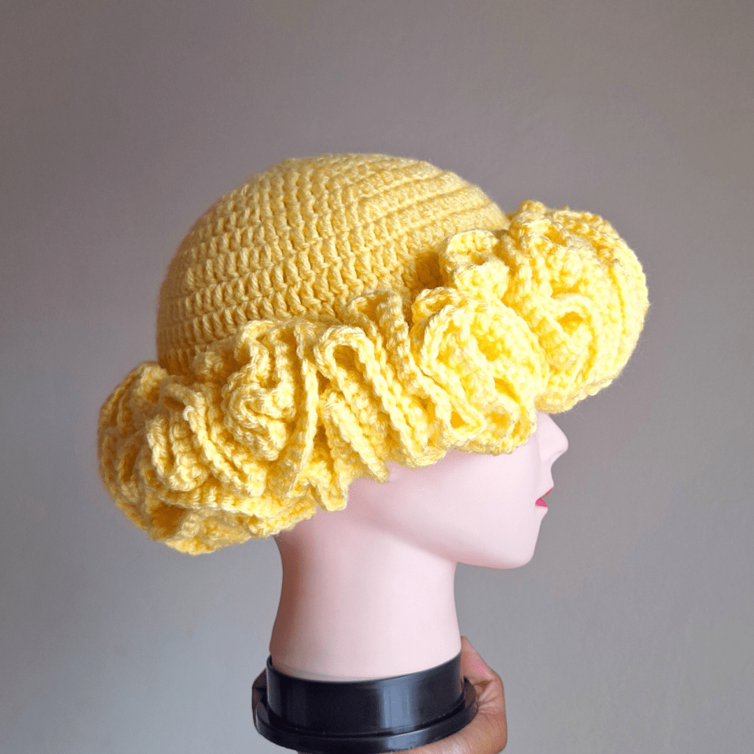 Classique Ruffle Hat - Cleo Kalon Creations