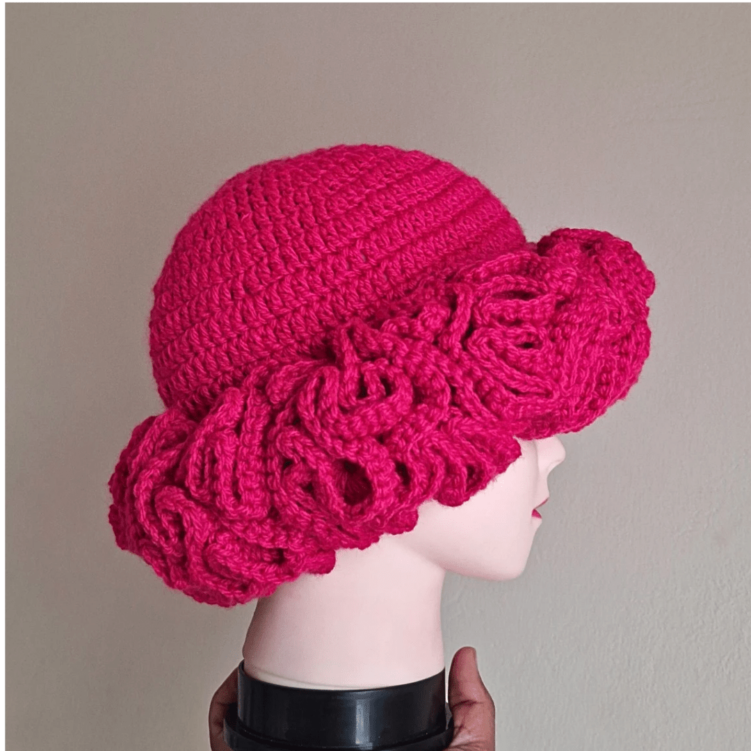 Classique Ruffle Hat - Cleo Kalon Creations