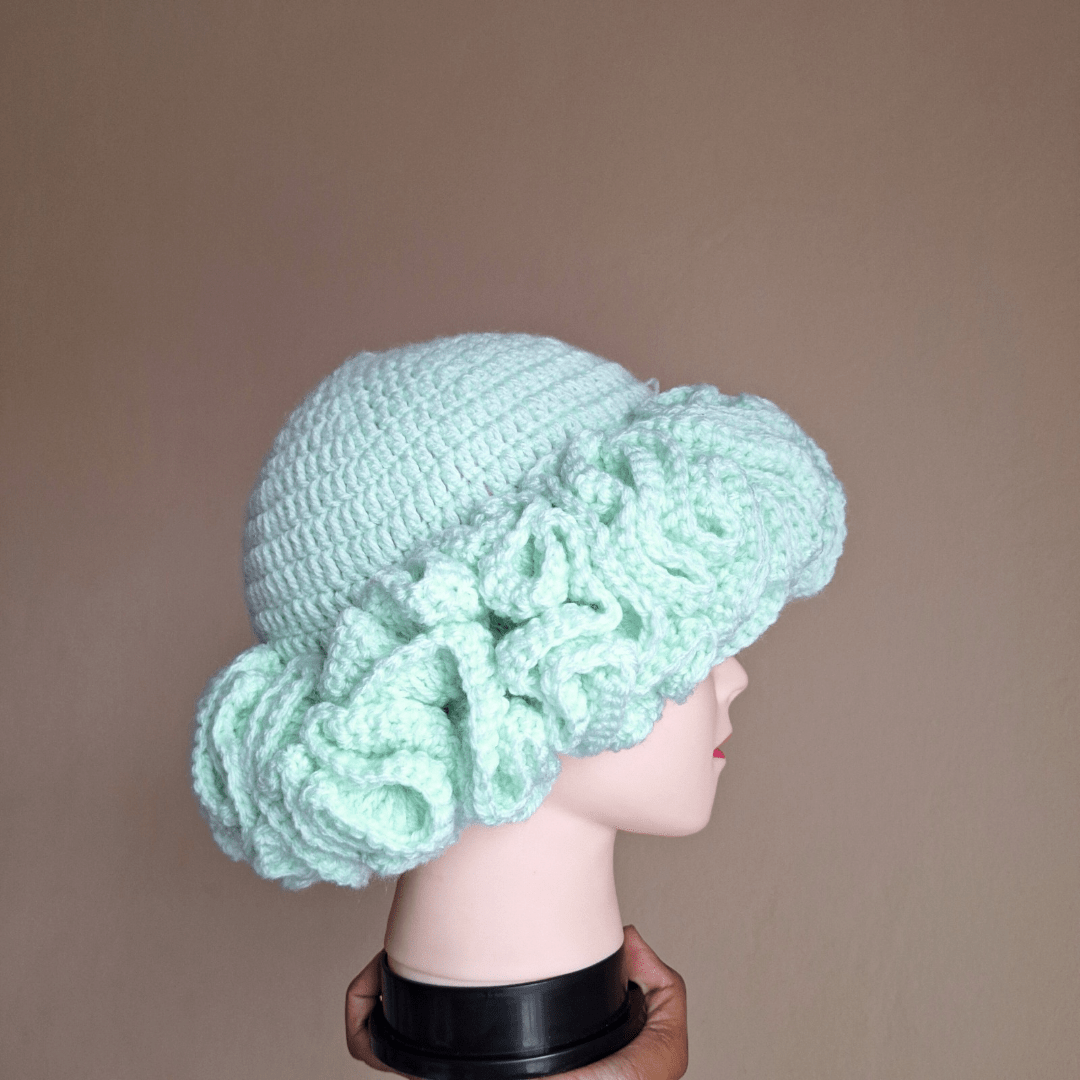Classique Ruffle Hat - Cleo Kalon Creations