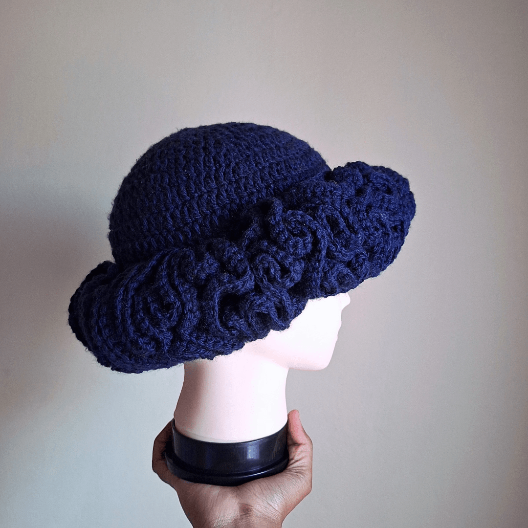 Classique Ruffle Hat - Cleo Kalon Creations