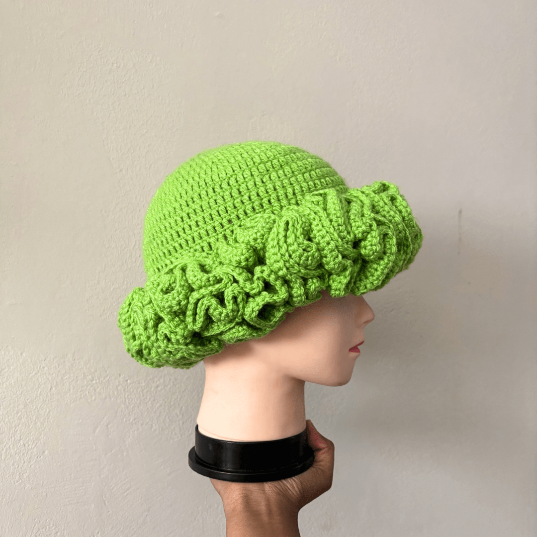 Classique Ruffle Hat - Cleo Kalon Creations