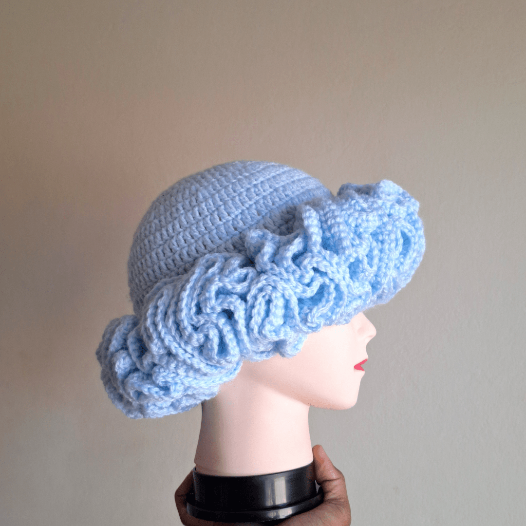 Classique Ruffle Hat - Cleo Kalon Creations