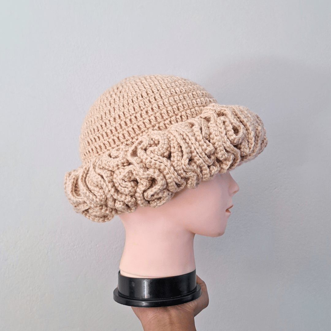 Classique Ruffle Hat - Cleo Kalon Creations