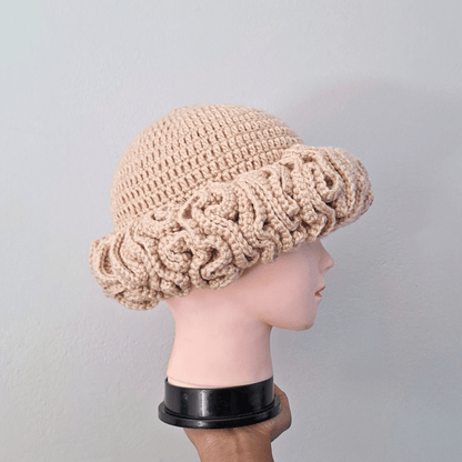 Classique Ruffle Hat - Cleo Kalon Creations