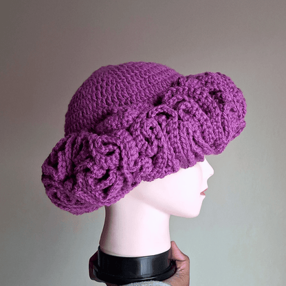 Classique Ruffle Hat - Cleo Kalon Creations