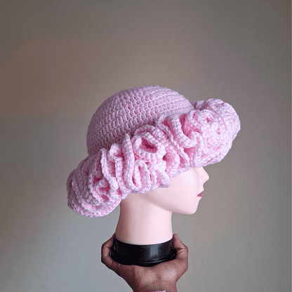 Classique Ruffle Hat - Cleo Kalon Creations