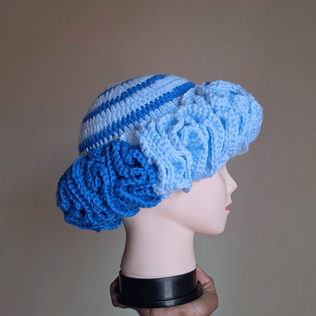 Powerfluff Ruffle Hat - Cleo Kalon Creations