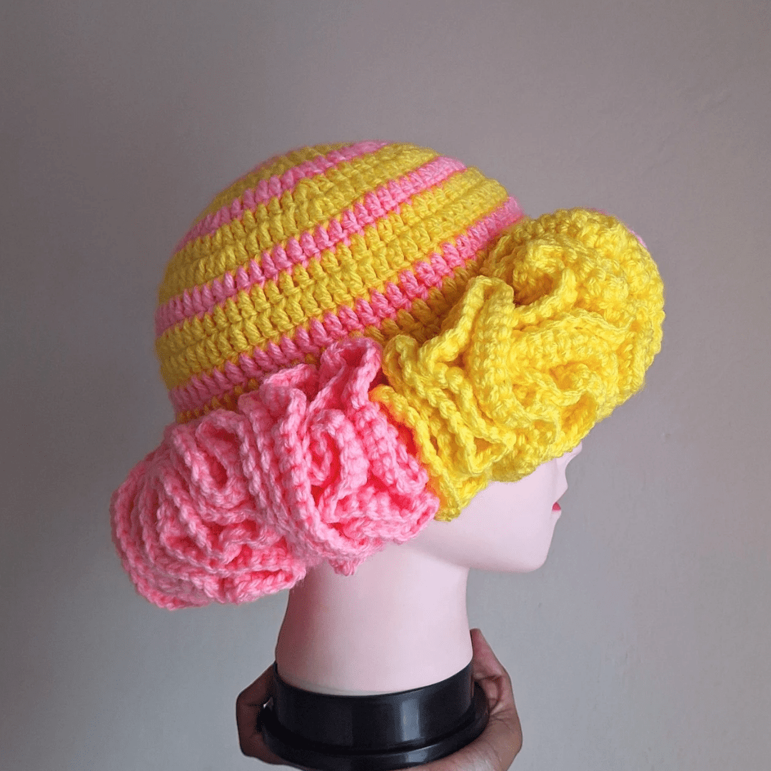 Powerfluff Ruffle Hat - Cleo Kalon Creations