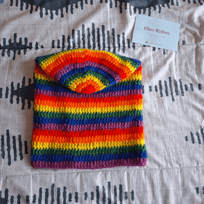 Pride Intensity Slouchie Beanie - Cleo Kalon Creations