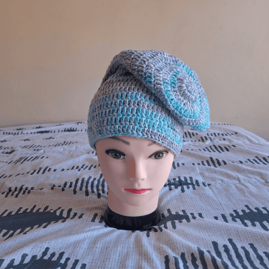 Print Slouchie Beanie - Cleo Kalon Creations