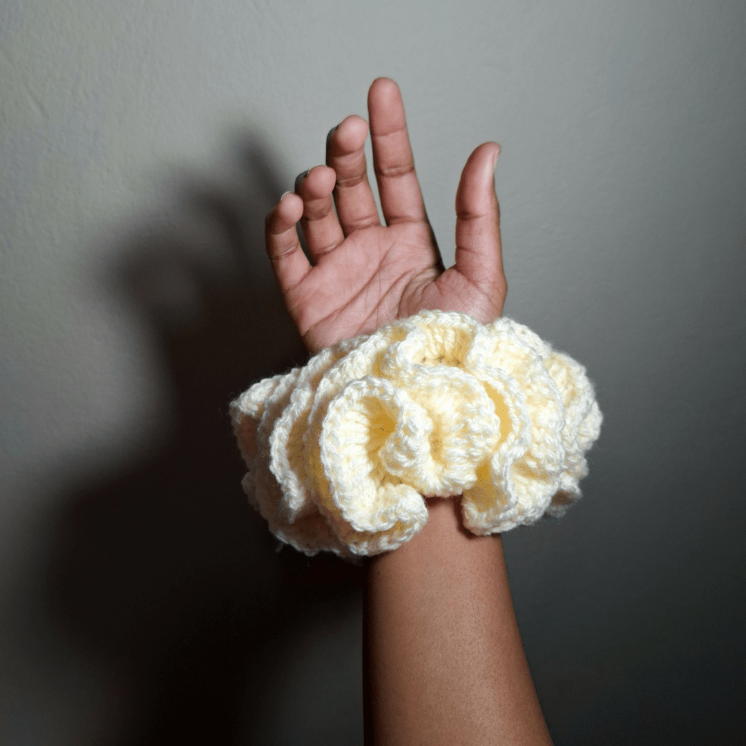 Ruffle Scrunchie - Cleo Kalon Creations