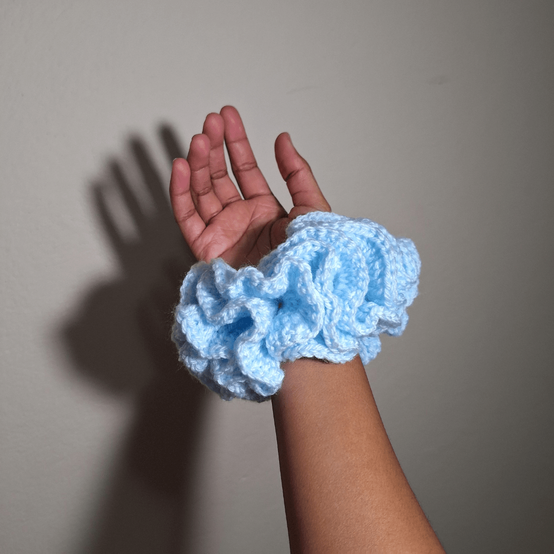 Ruffle Scrunchie - Cleo Kalon Creations