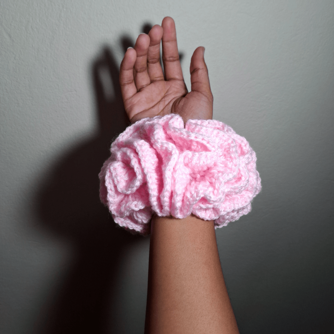 Ruffle Scrunchie - Cleo Kalon Creations