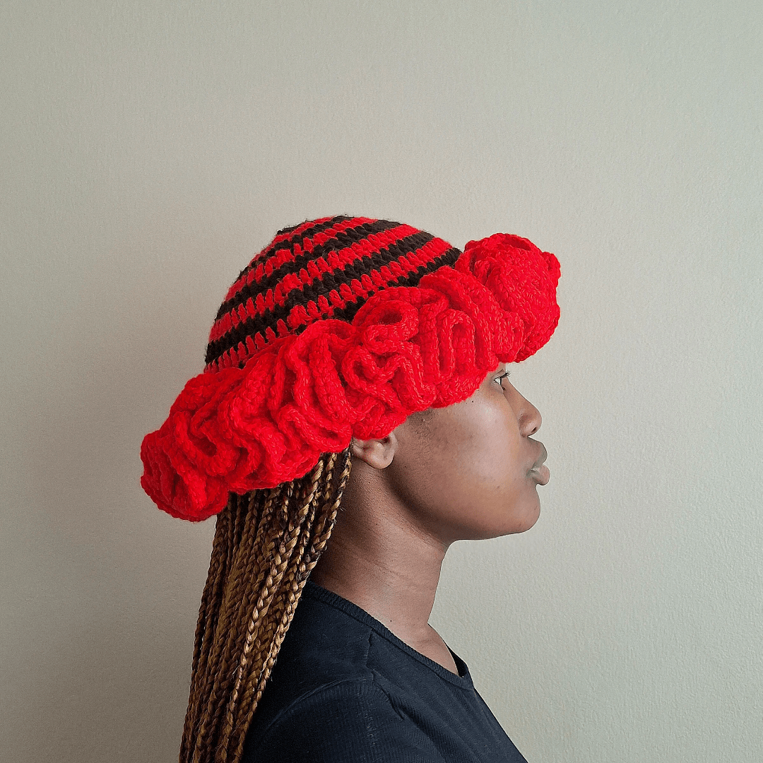 Skai Ruffle Hat - Cleo Kalon Creations