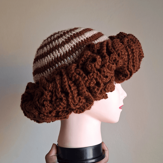 Skai Ruffle Hat - Cleo Kalon Creations